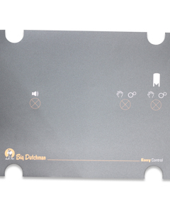 Aufkleber : EasyControl m/Symbolen 389,6mm x 308,6mm